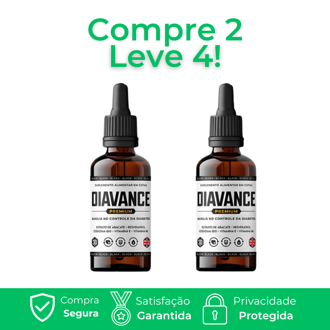 Diavance - Apoio Natural para Auxiliar no Controle da Glicose