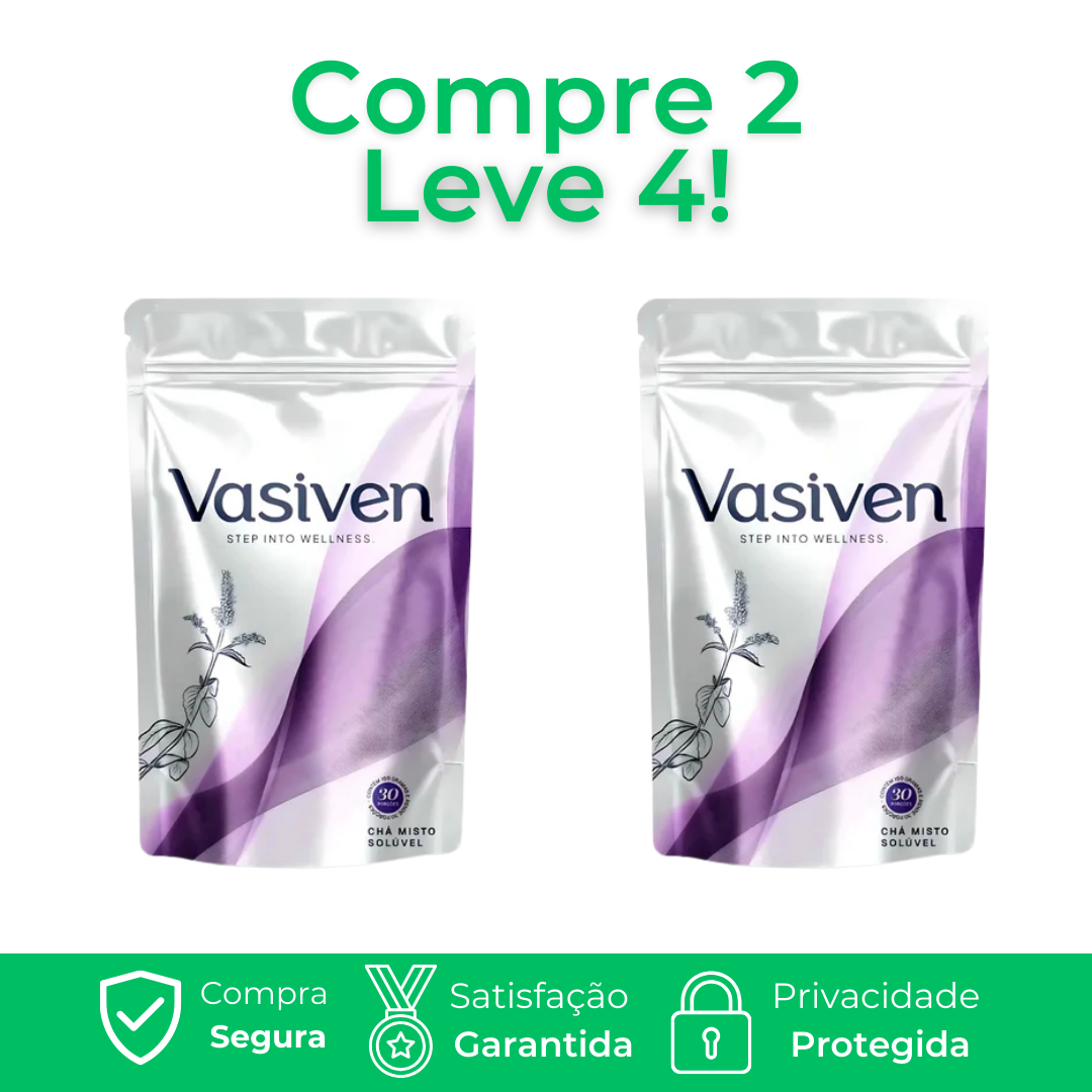 Vasiven - Chá Misto Solúvel Suplemento Alimentar Com 30 Porções de 150g