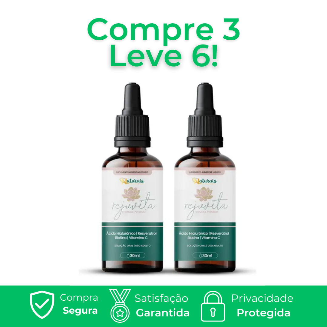 Rejuvita 30ml - Produto Natural + Frete Grátis