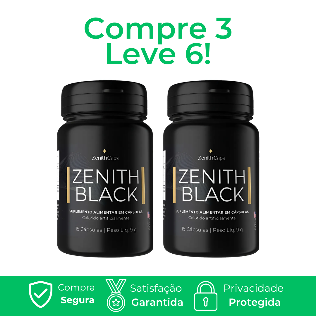 Zenith Black - Inibidor De Apetite