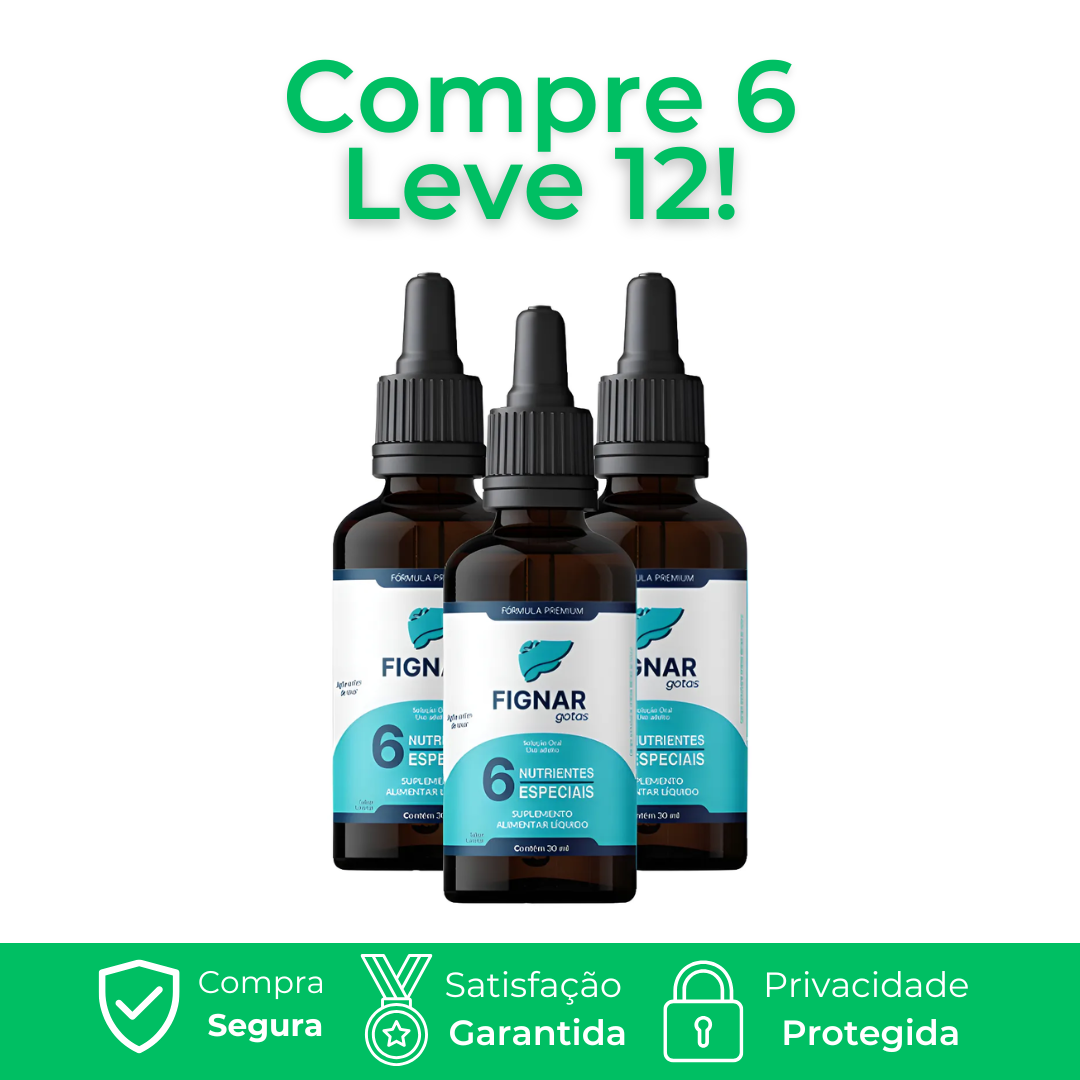 Fignar Gotas – Suplemento Natural Em Gotas Para Suporte Hepático e Vitalidade