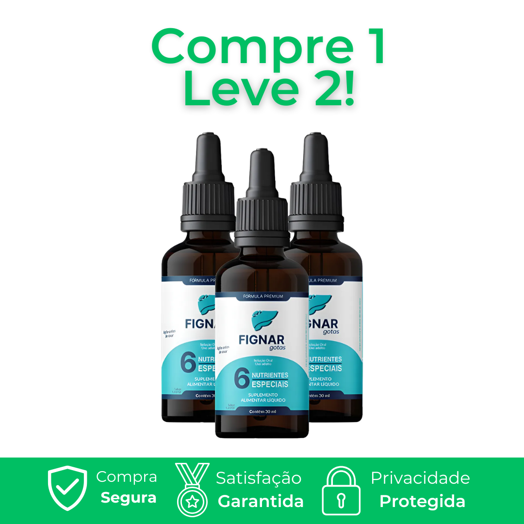 Fignar Gotas –  Suplemento Natural Em Gotas Para Suporte Hepático e Vitalidade