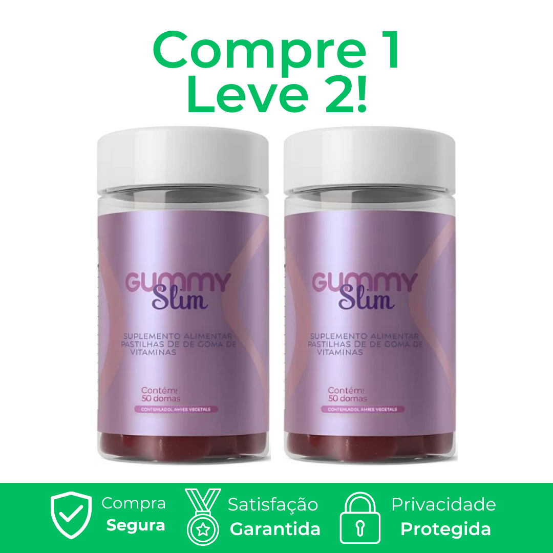 Gummy Slim - Queima de Gordura Frutas Vermelhas