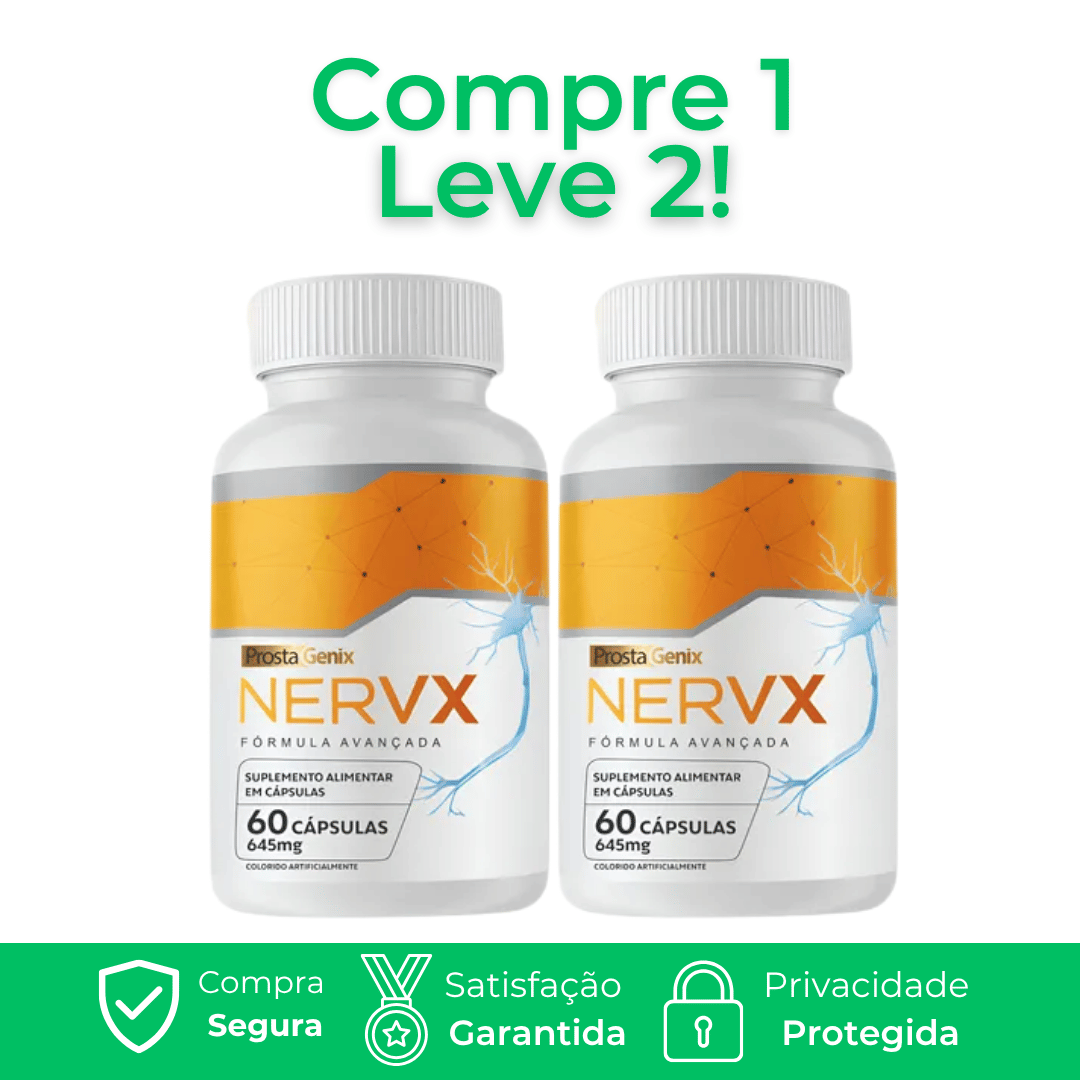 Nervx - Apoio ao Sistema Nervoso e Sensação de Bem-Estar e Conforto