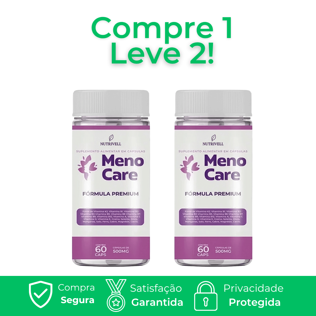 Meno Care - Auxilio no Bem-Estar na Menopausa