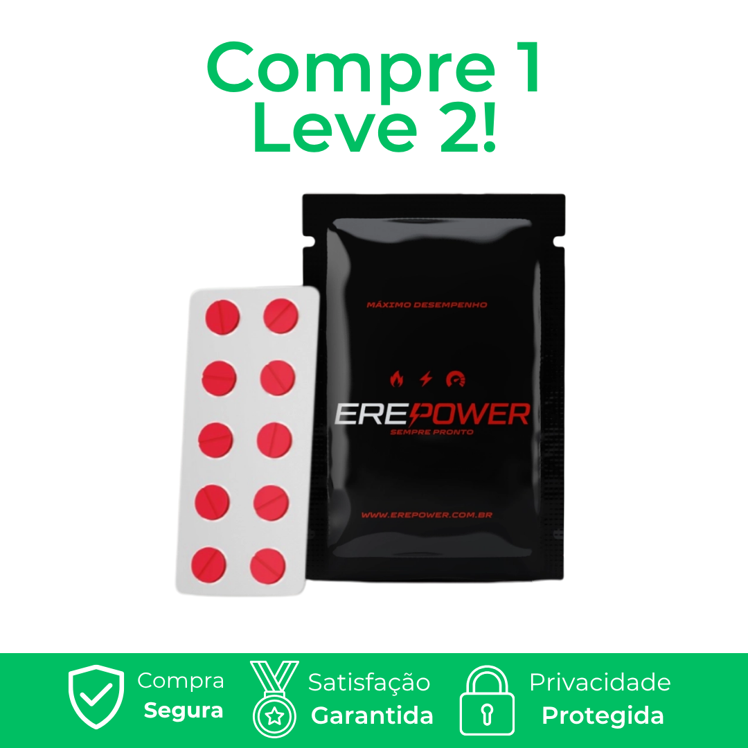 ErePower 60 Cápsulas - A Revolução da Performance Masculina Completa