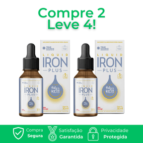 Iron Plus - Auxilia na prevenção e tratamento da anemia