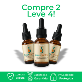 Sinus Control 30ml - Auxilia o equilíbrio das vias Nasais