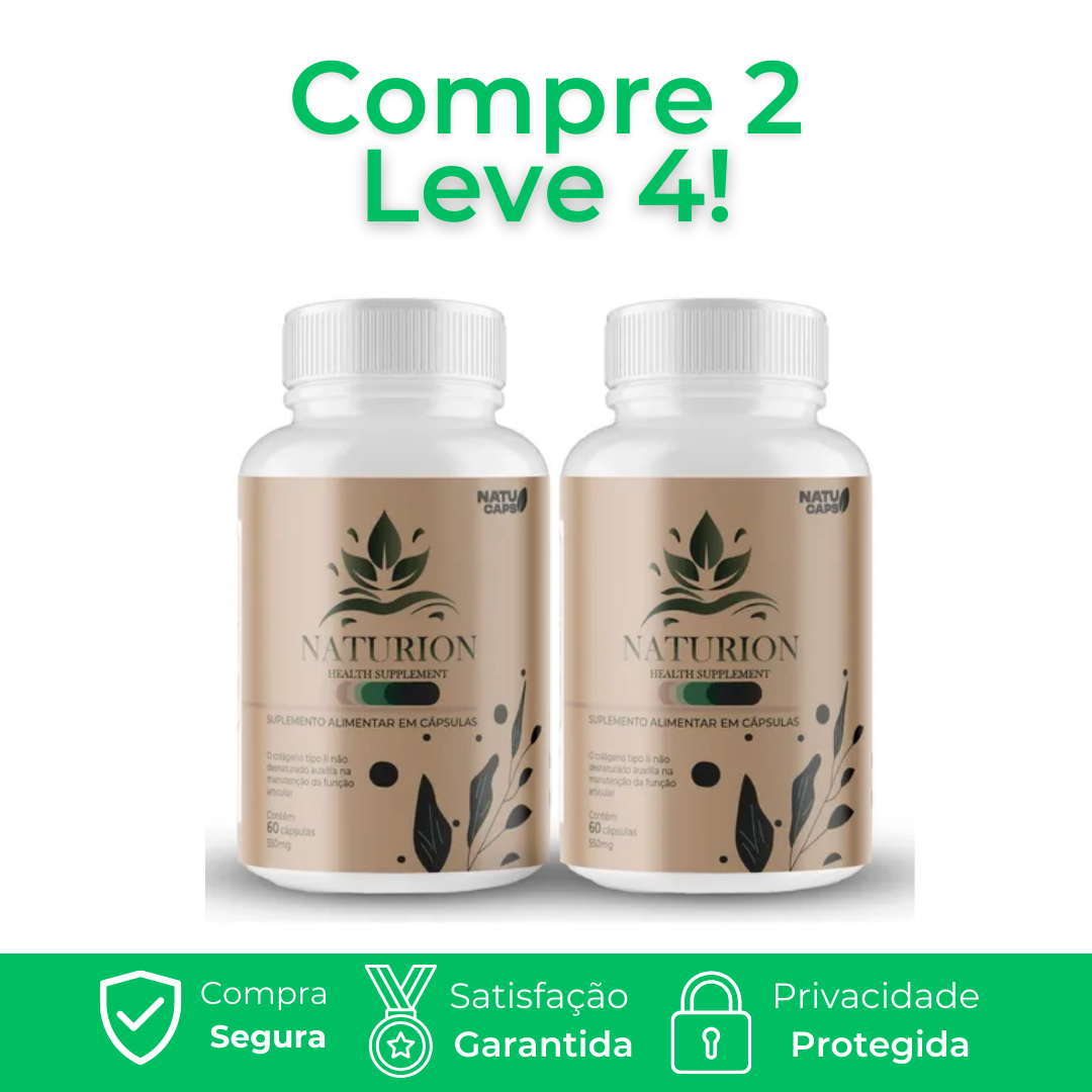 Naturion – Suplemento Natural em Cápsulas Para Dores Articulares e Mobilidade
