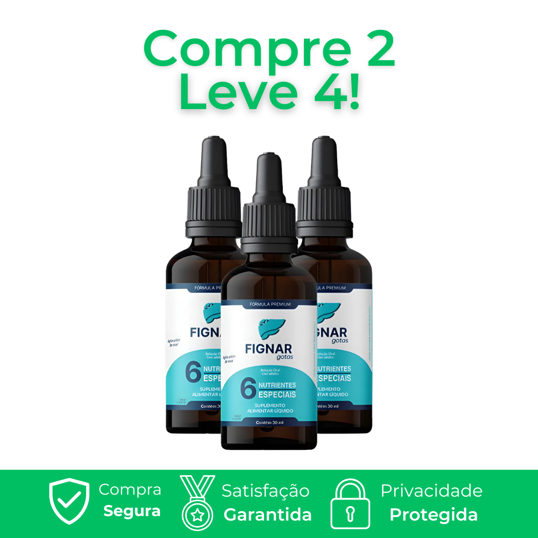 Fignar Gotas –  Suplemento Natural Em Gotas Para Suporte Hepático e Vitalidade