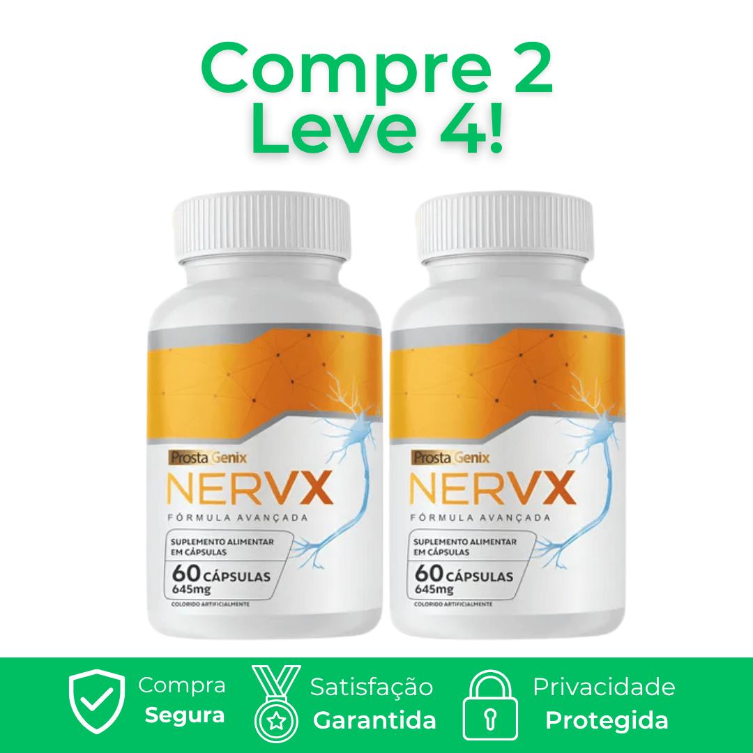 Nervx - Apoio ao Sistema Nervoso e Sensação de Bem-Estar e Conforto