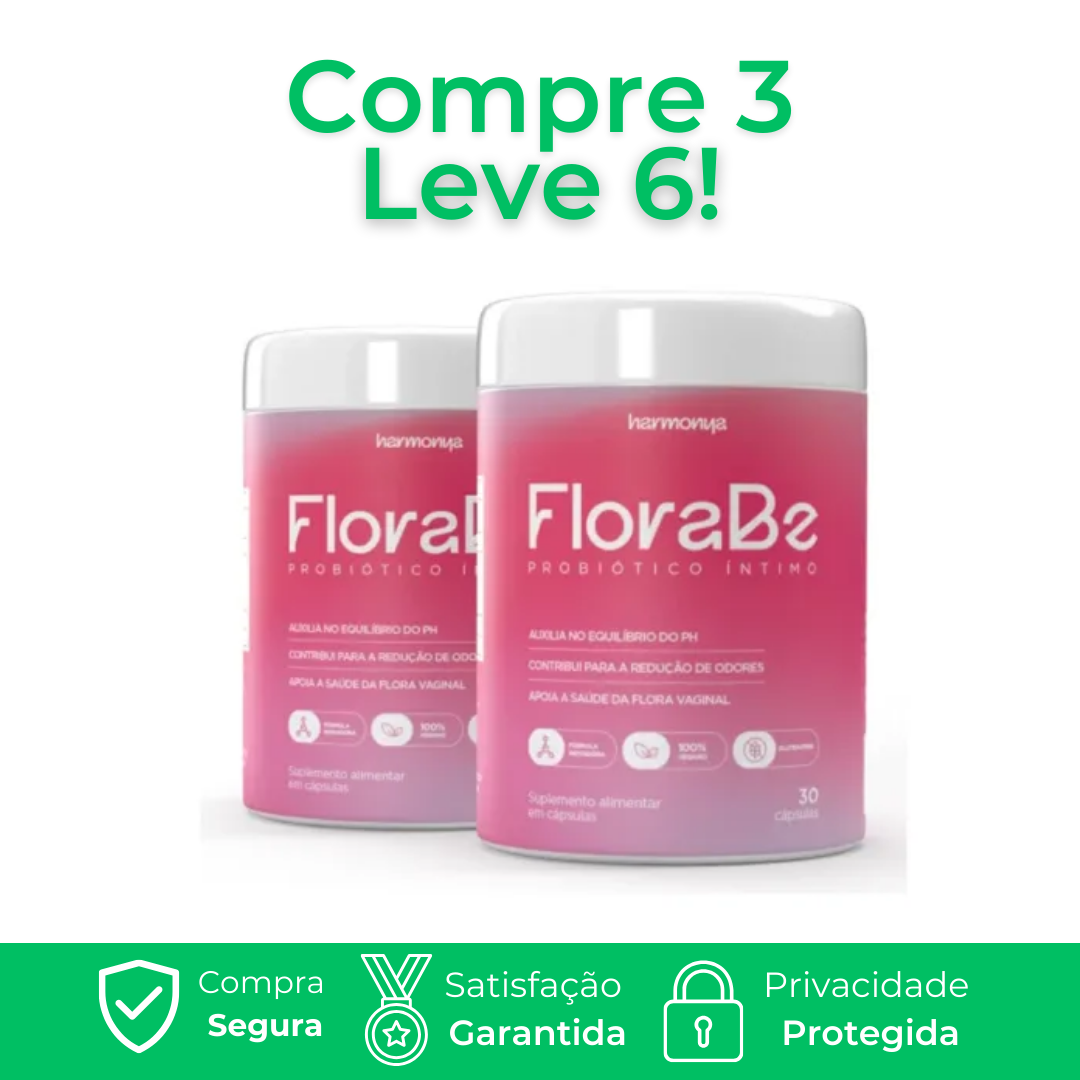 FloraBe 30 Cápsulas - Produto Natural + Frete Grátis