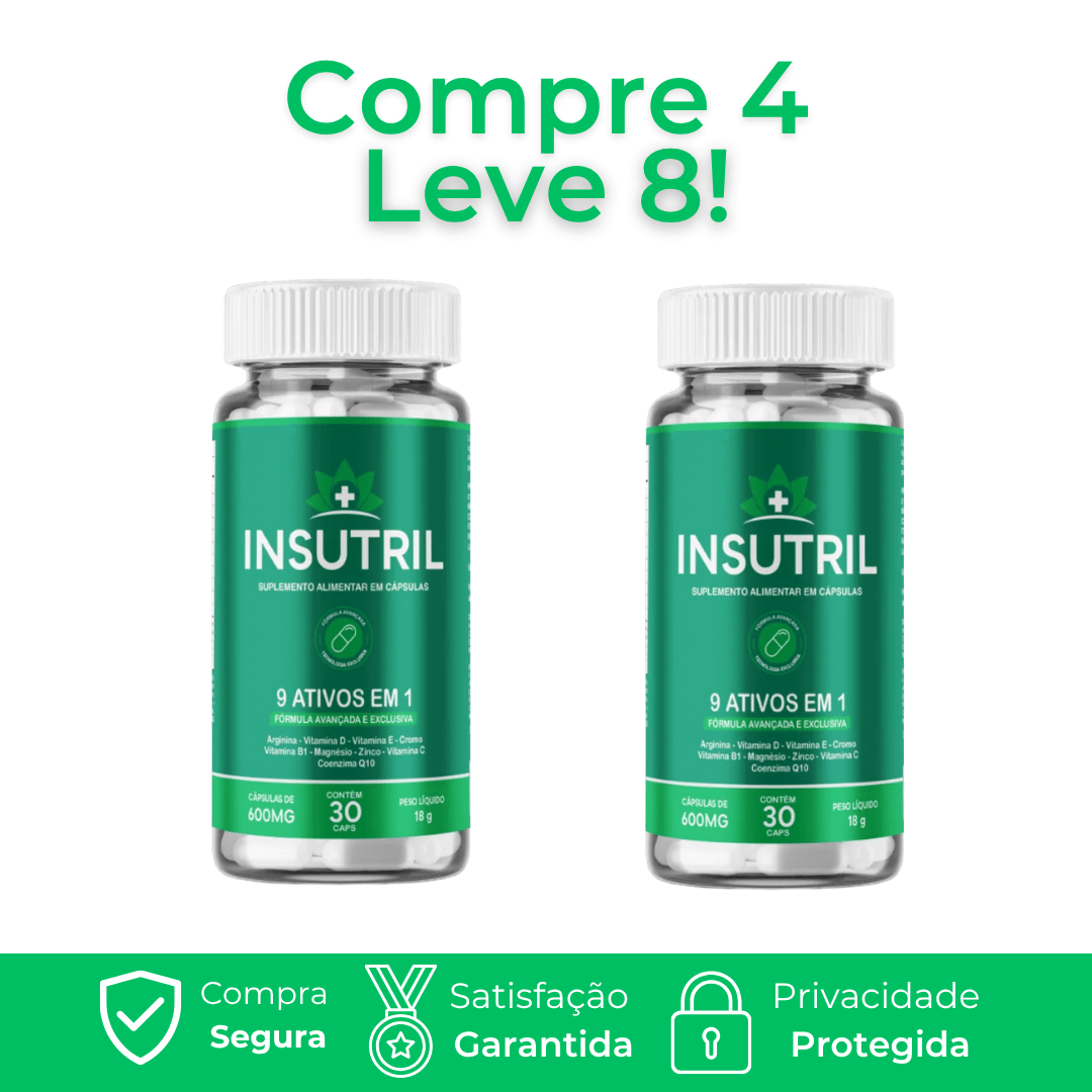 Insutril - Equilíbrio e Controle Natural da Glicemia
