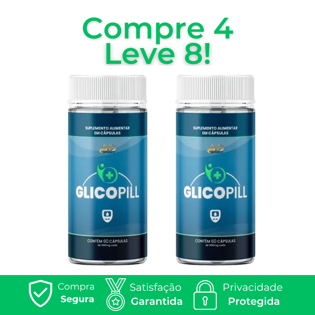 Glicopill - Suplemento Para Suporte Glicêmico - Fórmula Importada