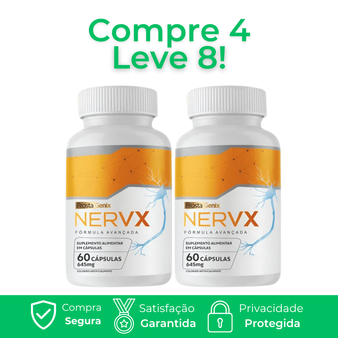 Nervx - Apoio ao Sistema Nervoso e Sensação de Bem-Estar e Conforto