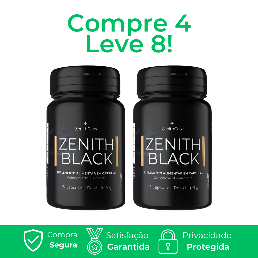 Zenith Black - Inibidor De Apetite