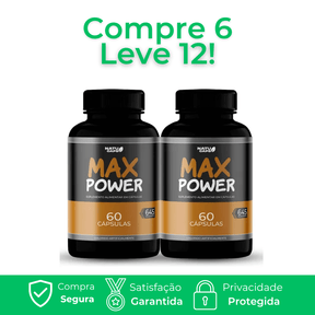Max Power Original - Mais Disposição, Foco e Recuperação para Seu Dia